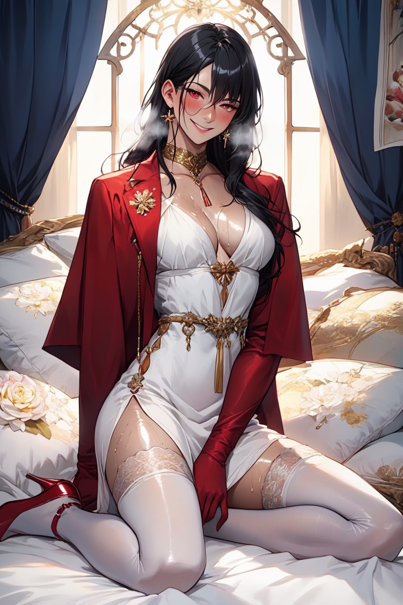 Traviesa, Sweaty Skin, Oiled Skin Hentai IA