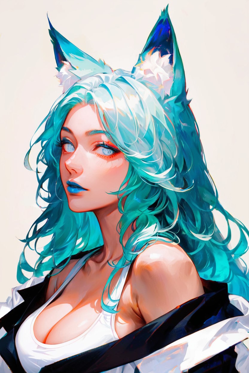 Focused Eyes, Realistic, Photo Negative Hentai IA