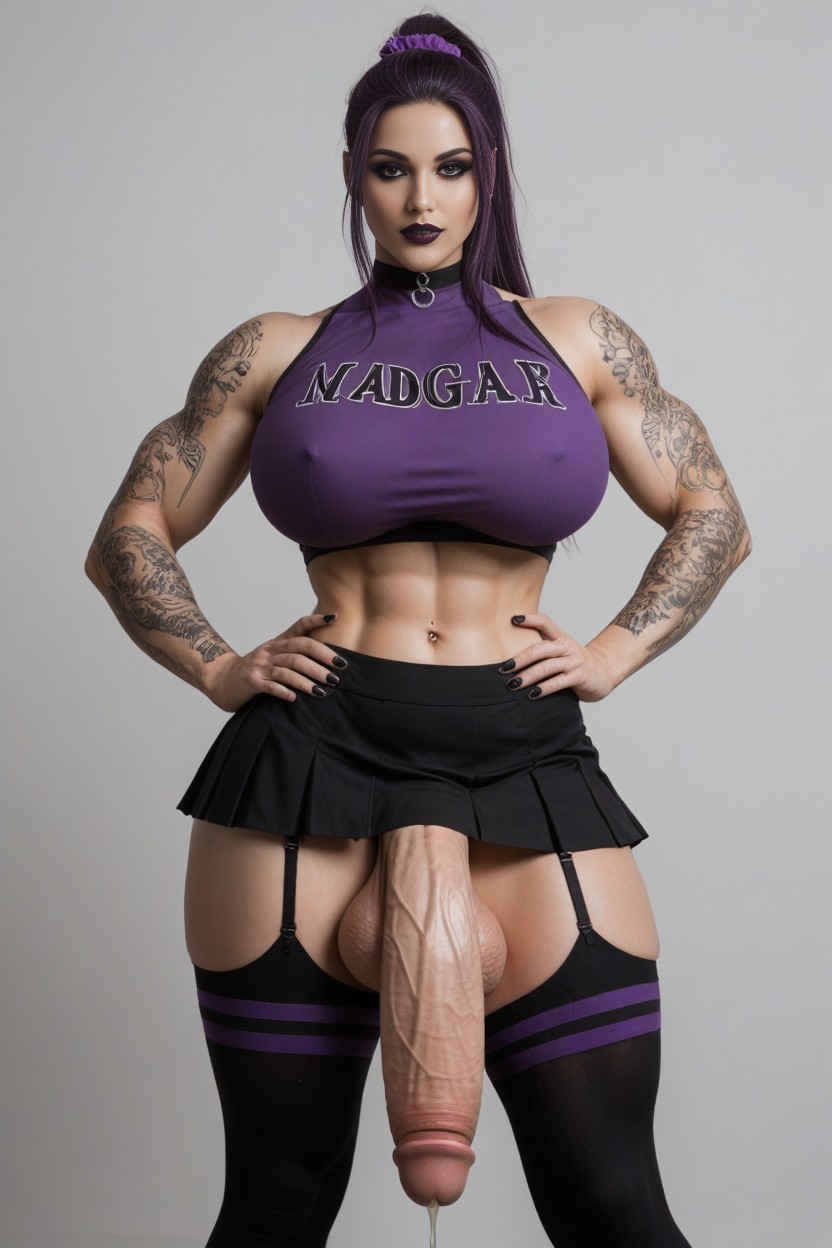 Long Hair, Hyper Gigantic Dick, Taba Shemale AI Porn