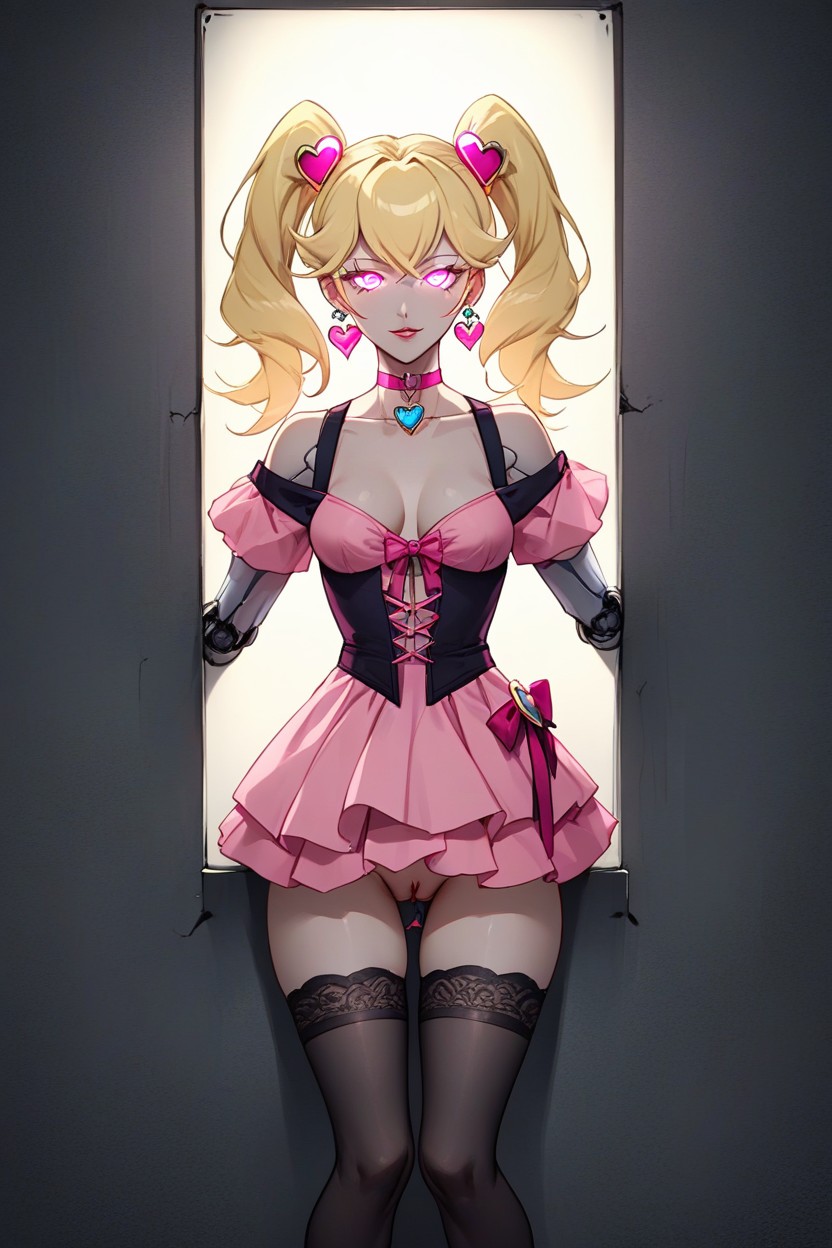 Skinny, Twintail, Large Eyes Hentai AI Porn