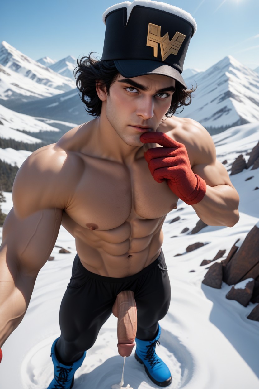 Mount Everest, Deep Snow, Snow AI Gay Porn