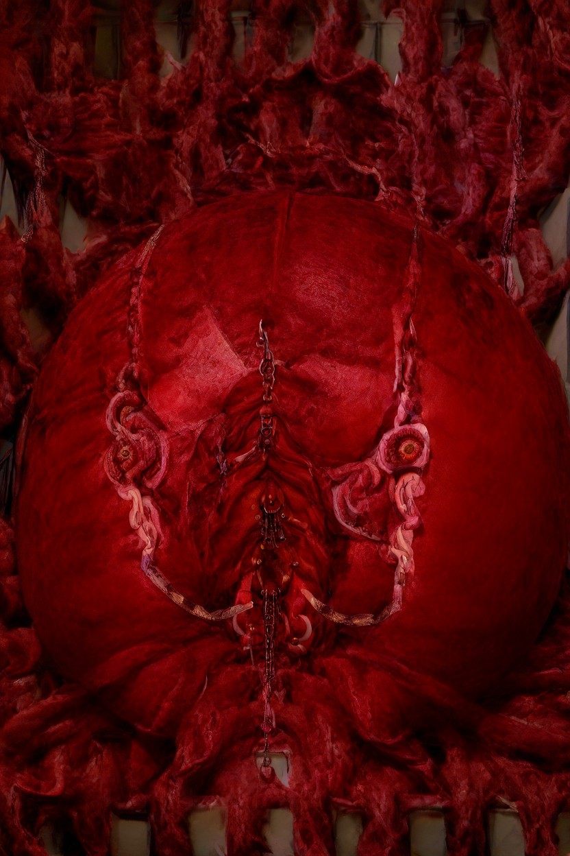 Alien Woman, 18+, Hyper Bloated Pregnant Belly AI Porn