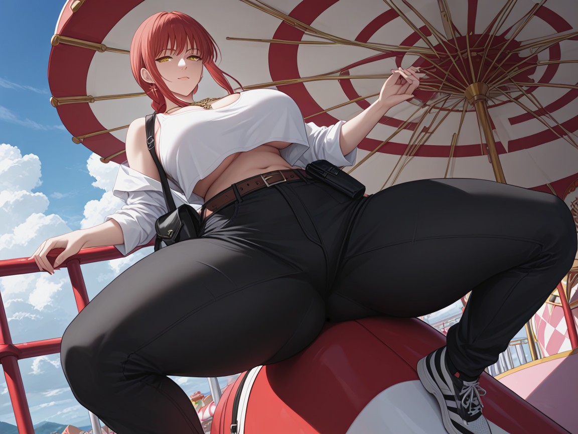 Makima From Chainsaw Man, Soft Light, Show Underbelly AI Porn