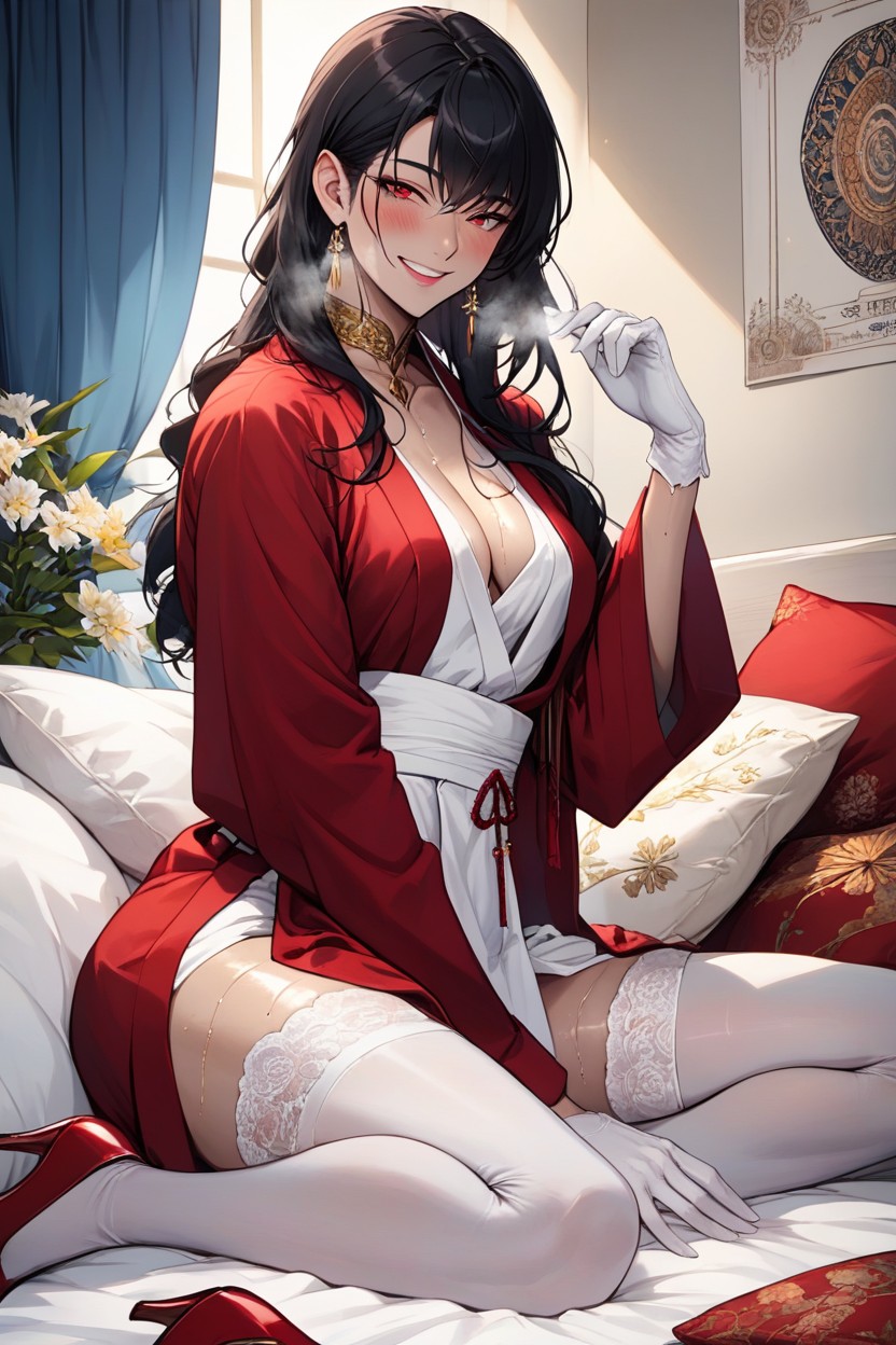 Flowers, Steamy Breath, Soft Shadow Hentai AI Porn