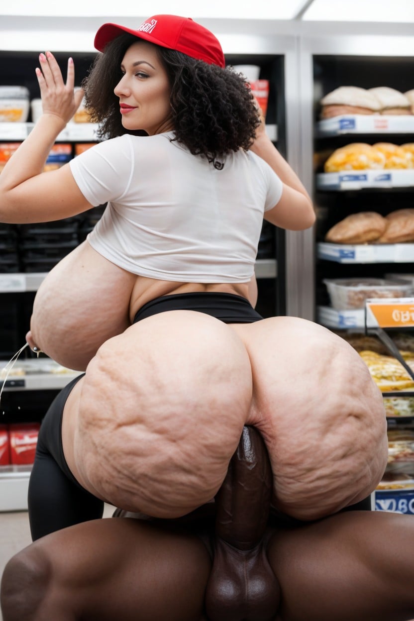 Anal, Woman Looking Back, Brazilian AI Porn