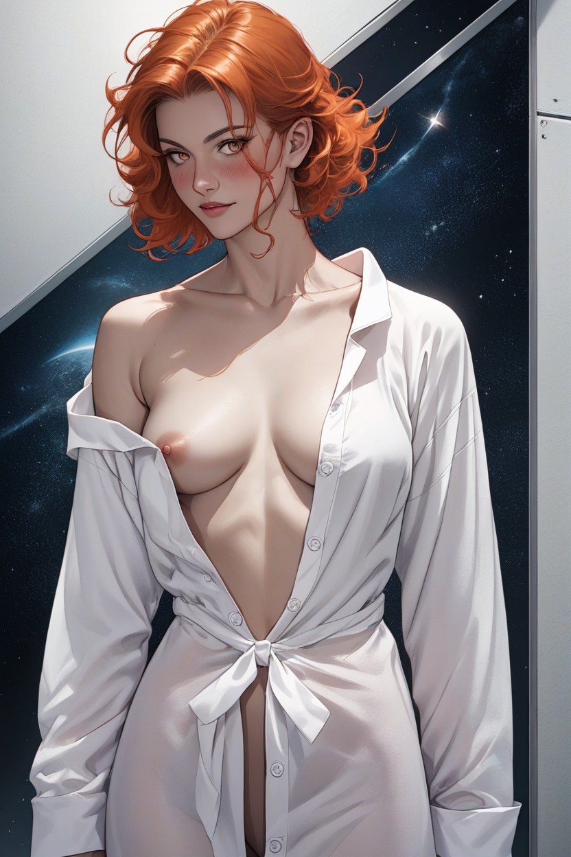 Model, Blushing, Highly Detailed Hentai AI Porn