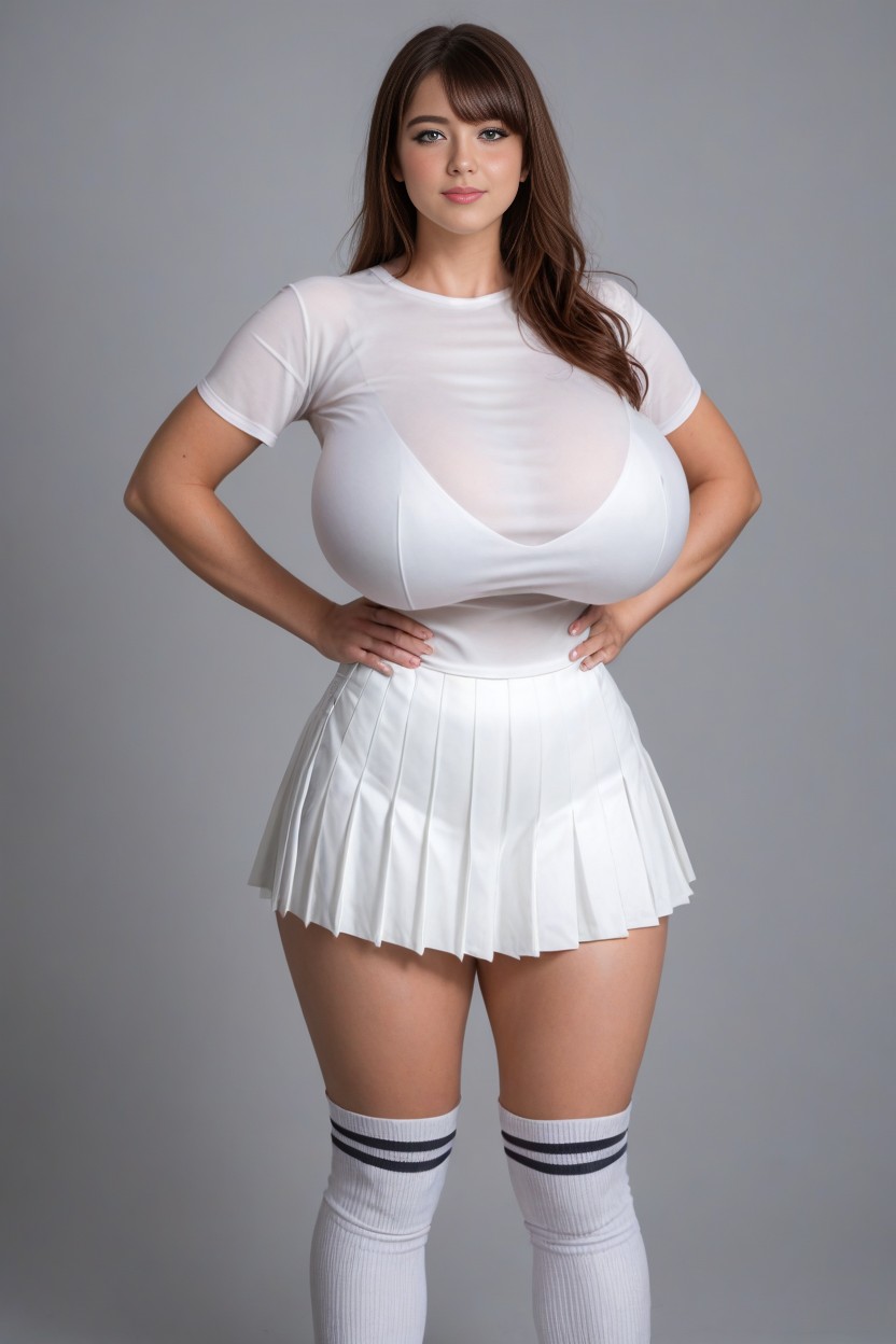 Large Ass, Hands On Hips, Woman AI Porn