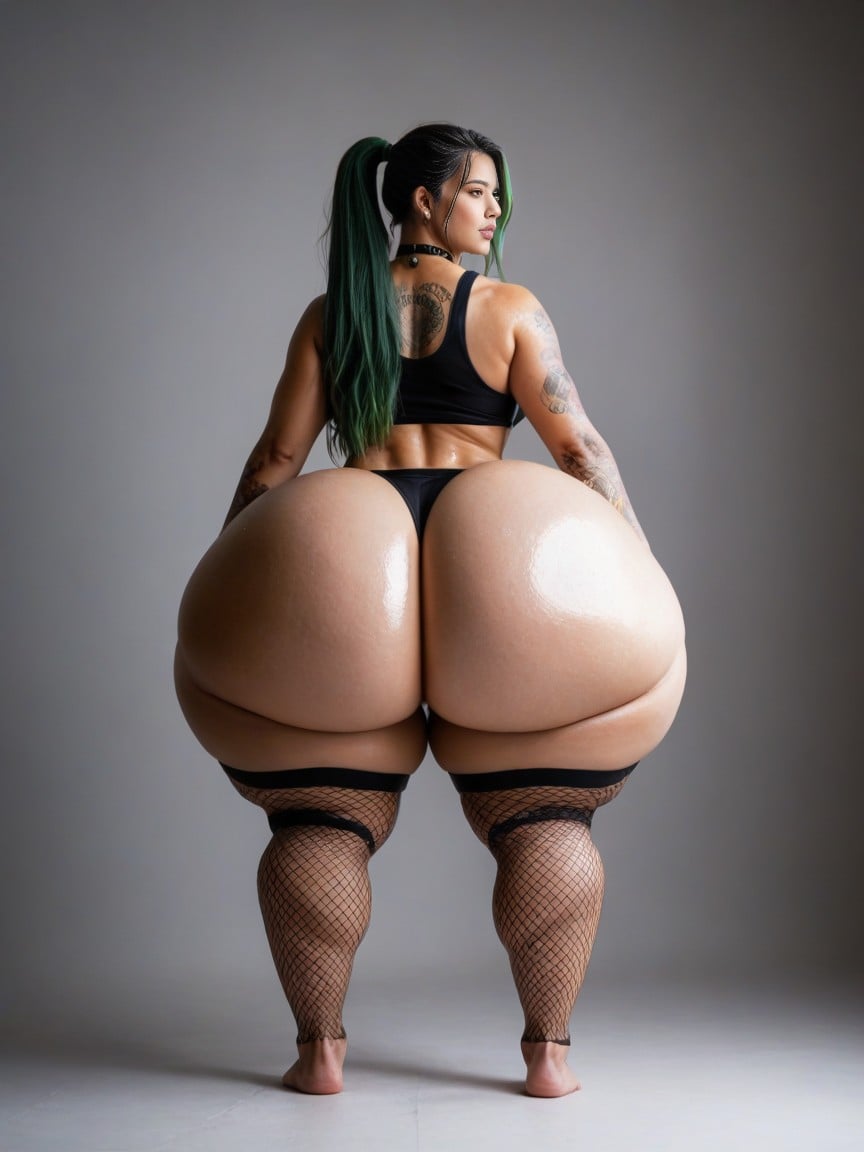 Long Length Hair, Tattoo, Covered In Tattoos AI Porn
