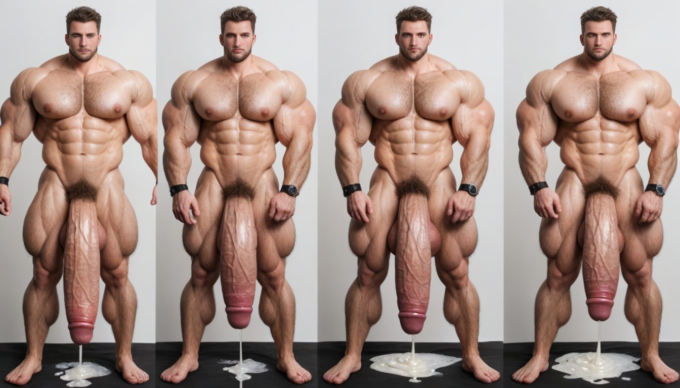 Underpants, Hyper Cock Man, Hairy Legs AI Gay Porn