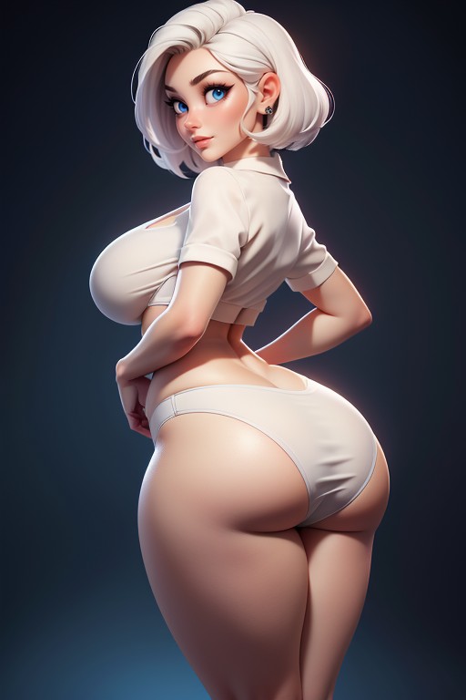 Sexy Smirk, Correct Body Proportions, Mature Woman Hentai AI Porn
