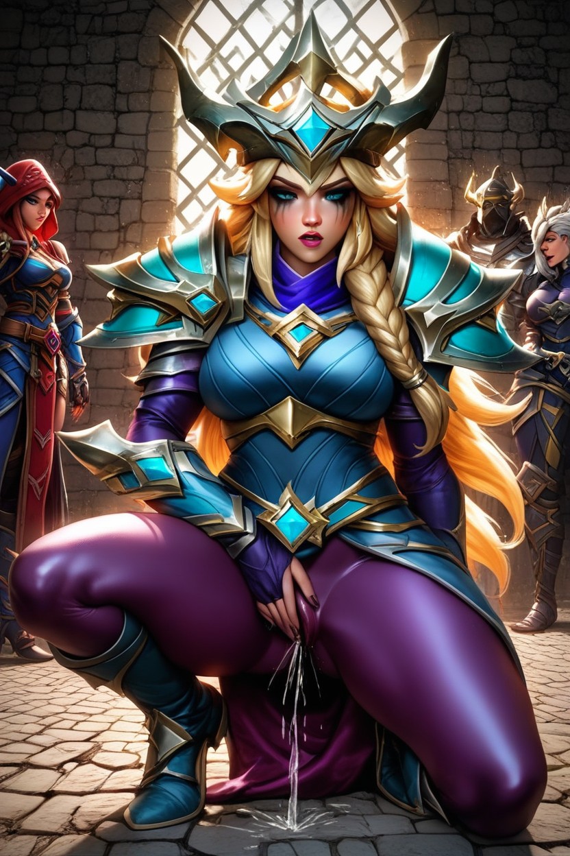 Smeared Makeup, Female Paladin, Female Paladin AI Porn