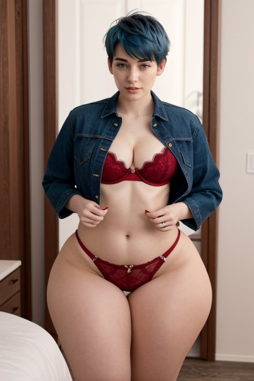 Pale Skin, Classy Bimbo, Big Tits AI Porn