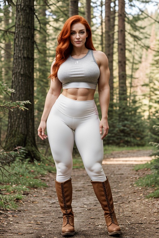 Model Pose, Tight Shirt, Looking At Viewer AI Porn