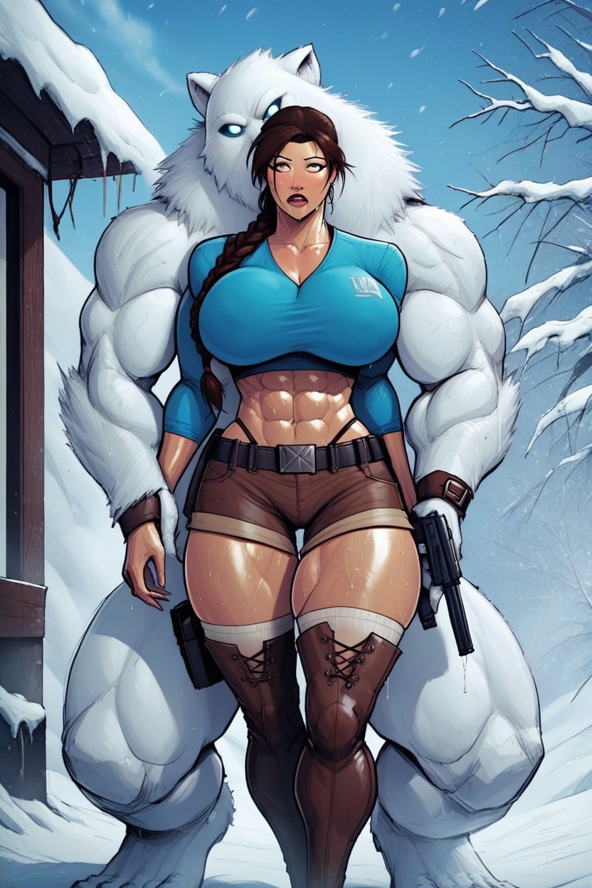Thick Thighs, Eyes Wide Open, Shocked AI Porn
