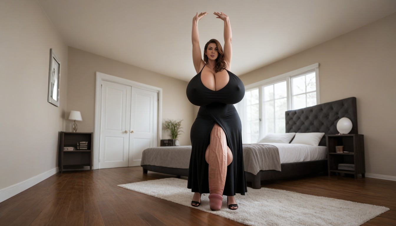 18+, Breasts Bigger Than Torso, Beautiful Perfect Couple AI Porn