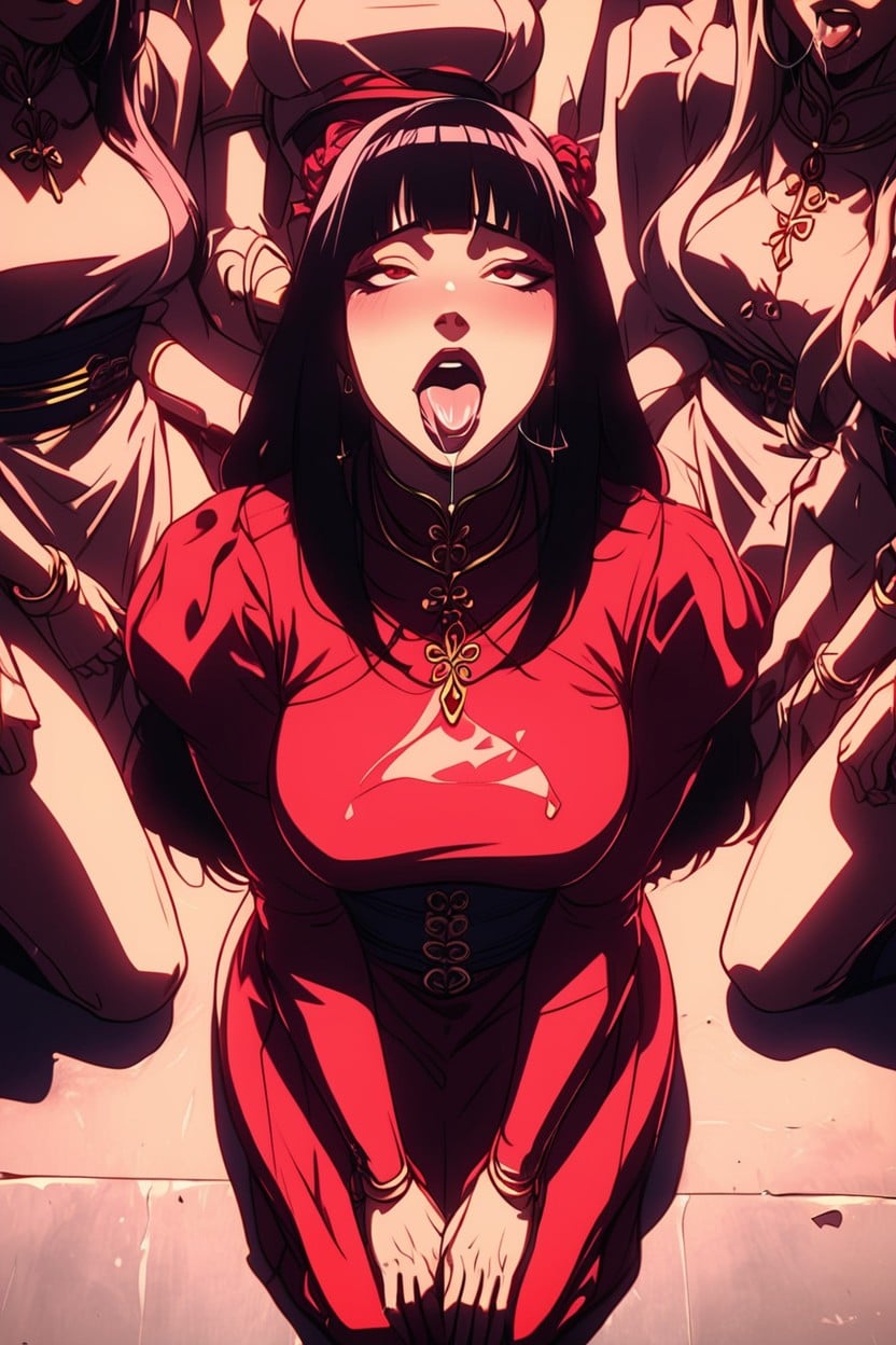 In A Brothel, 18+, Lots Of Saliva AI Porn