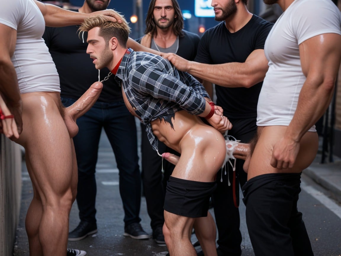 Cowboy, Gay, Large Sized Penis AI Gay Porn