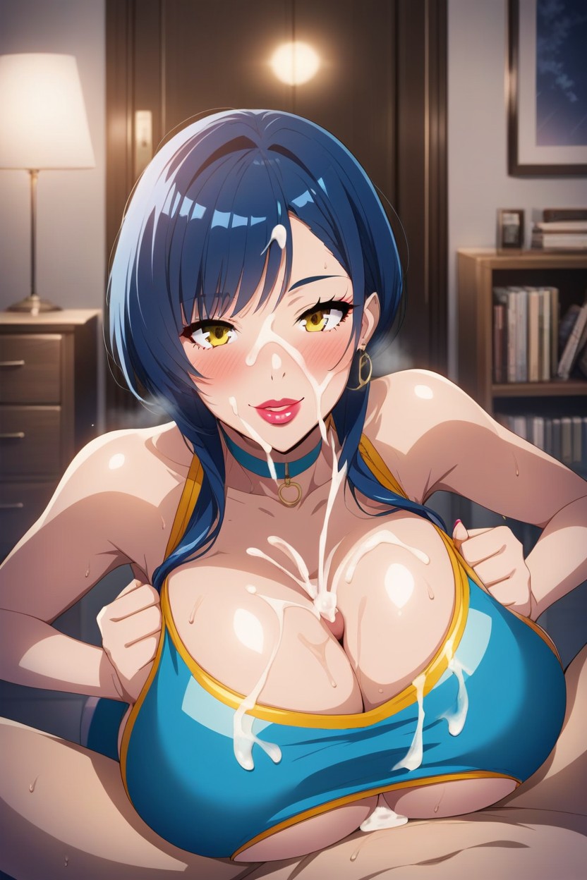 Hourglass, 30+, Cumshot AI Porn
