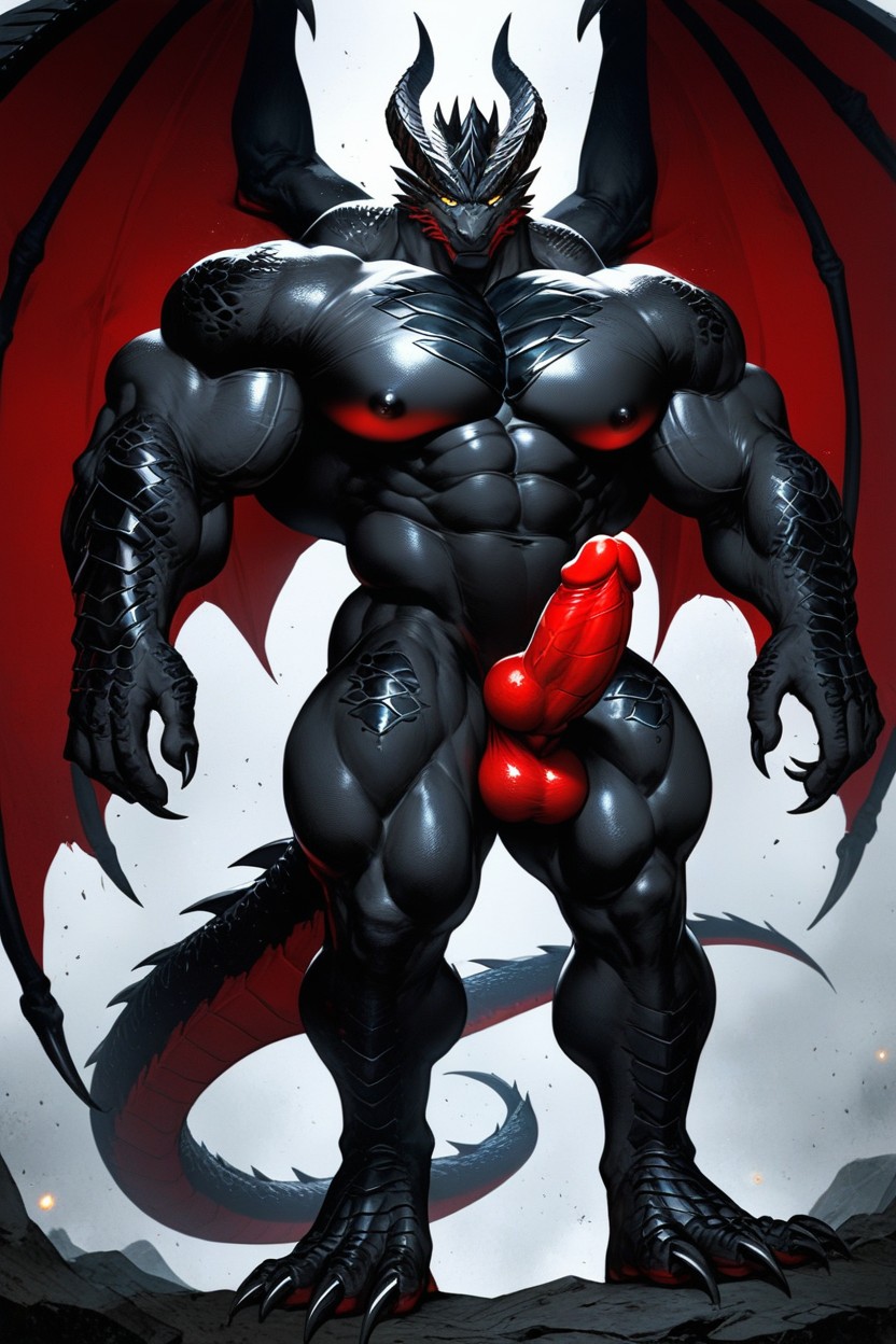 Massive, Magic Red Testicles, Bounce Lines AI Gay Porn
