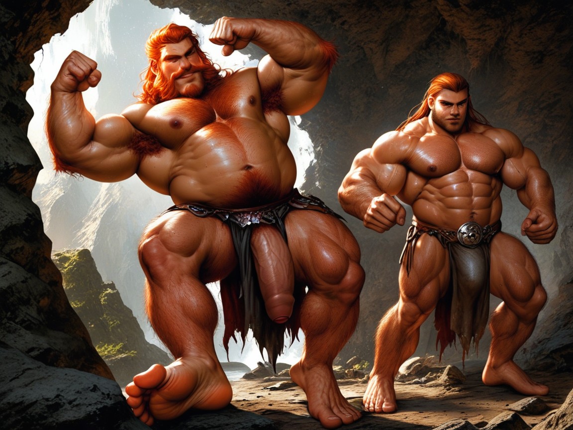 Hairy Legs, Feet, Hairy Body AI Gay Porn