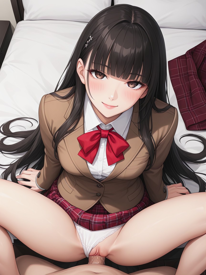 Habitación, Looking Up At Viewer, Front View Hentai IA