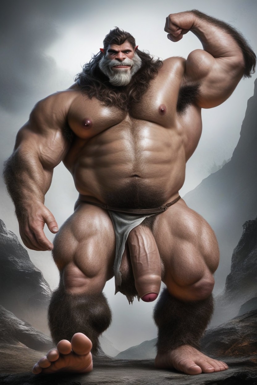 Big Toes, Hairy Legs, Big Thick Feet AI Gay Porn