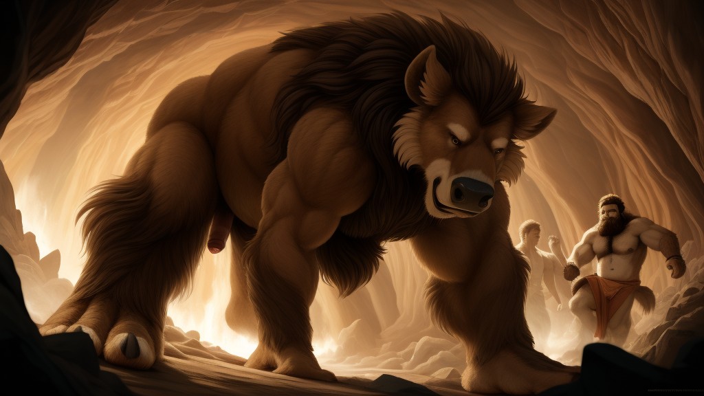 Feet, Muscle, Cave Furry AI Porn