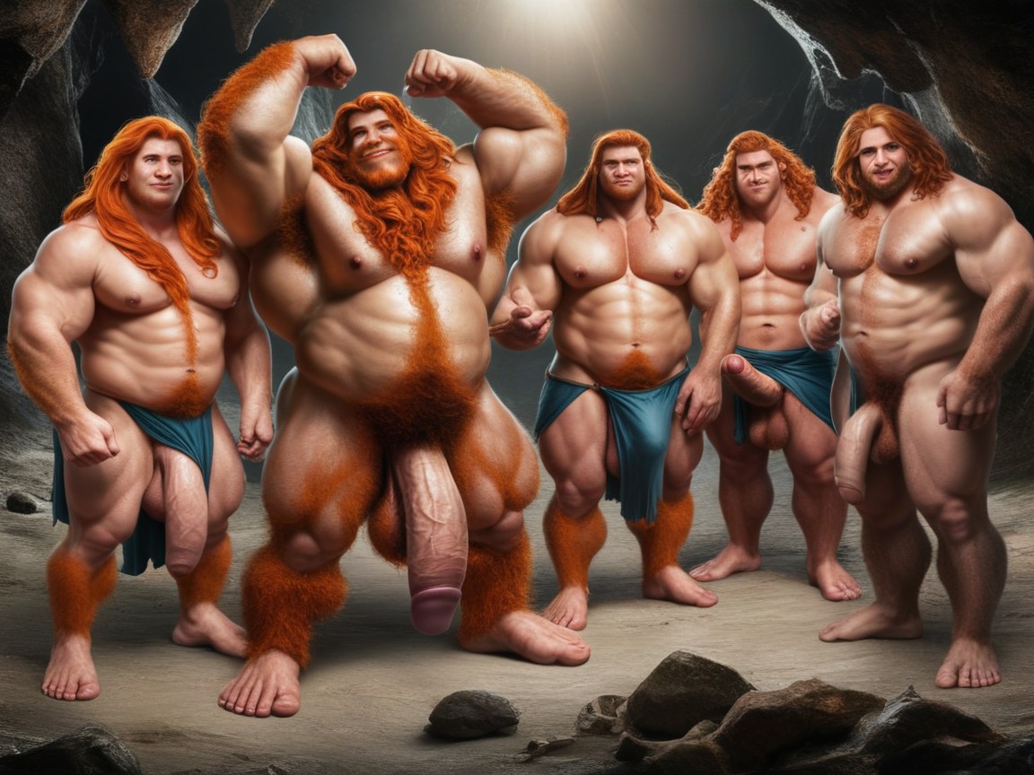 Armpit Hair, Hairy Arms, Cave AI Gay Porn
