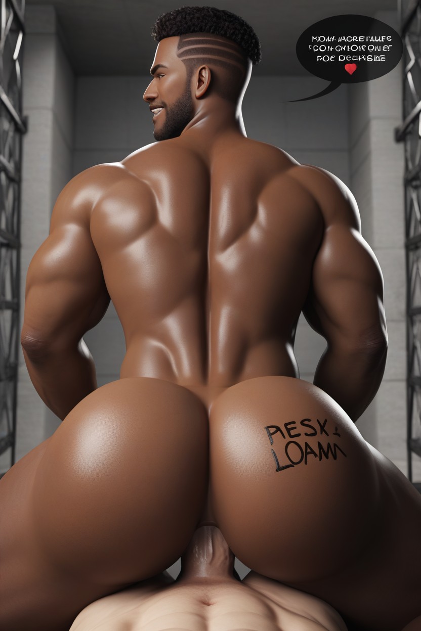Bottoms Hole Is Talented, Top Is Tied Down, Riding AI Gay Porn