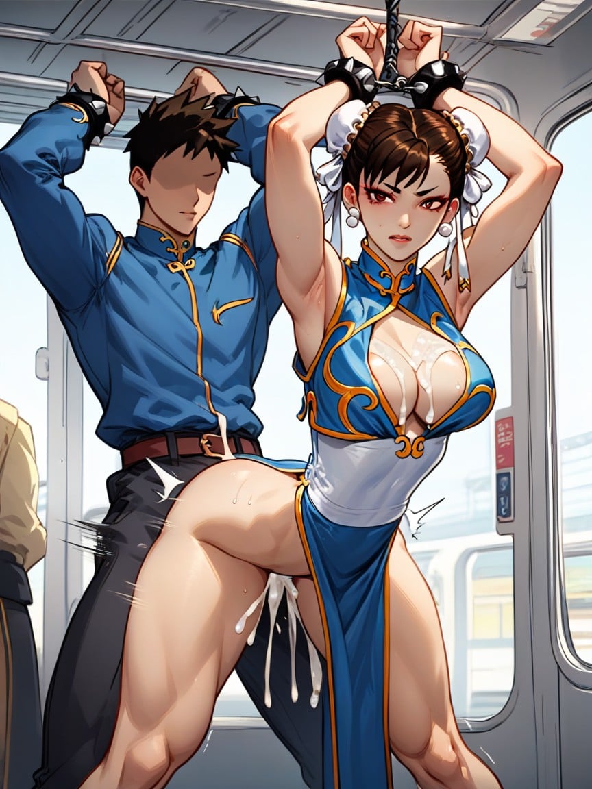 Finger, Grabbing Ass, Cum On Stomach Hentai AI Porn