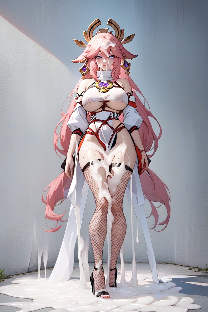 Cyber Joints, Sweaty Body, Cum On Face Hentai IA