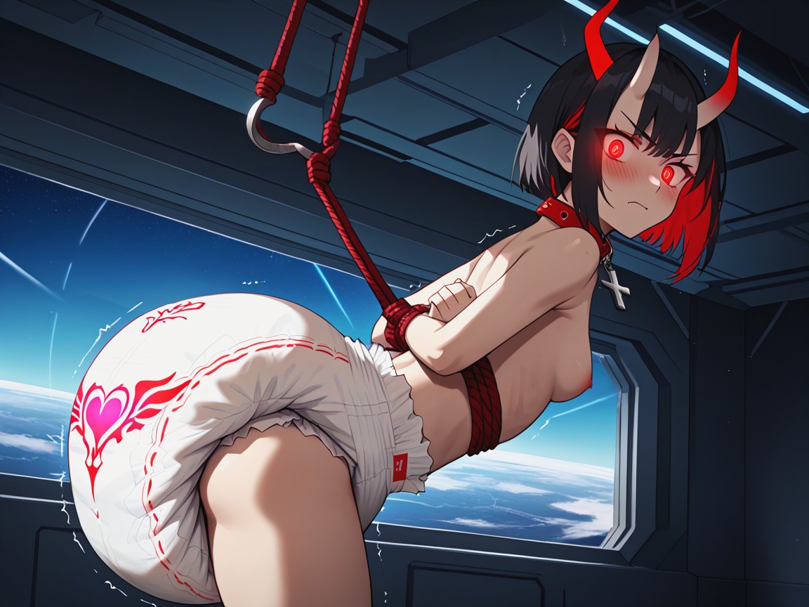 Trembling, Small Breasts, Skinny AI Porn