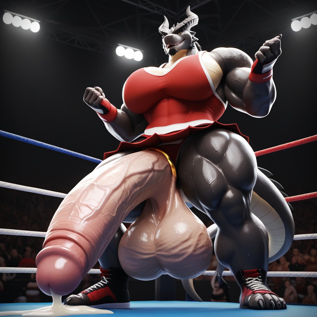 Angry, Cock, Wrestler Furry AI Porn