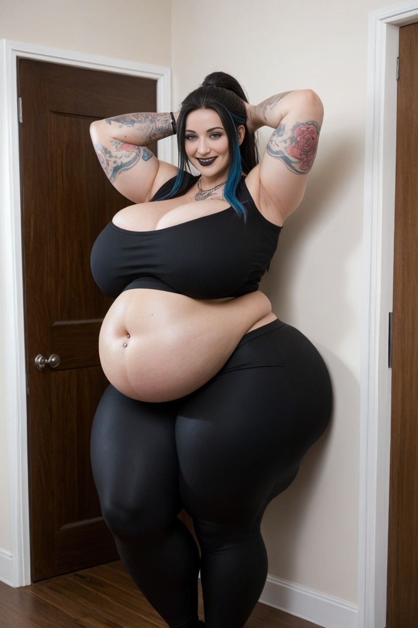 Chunky Arms, Ussbbw, Wide Hips AI Porn