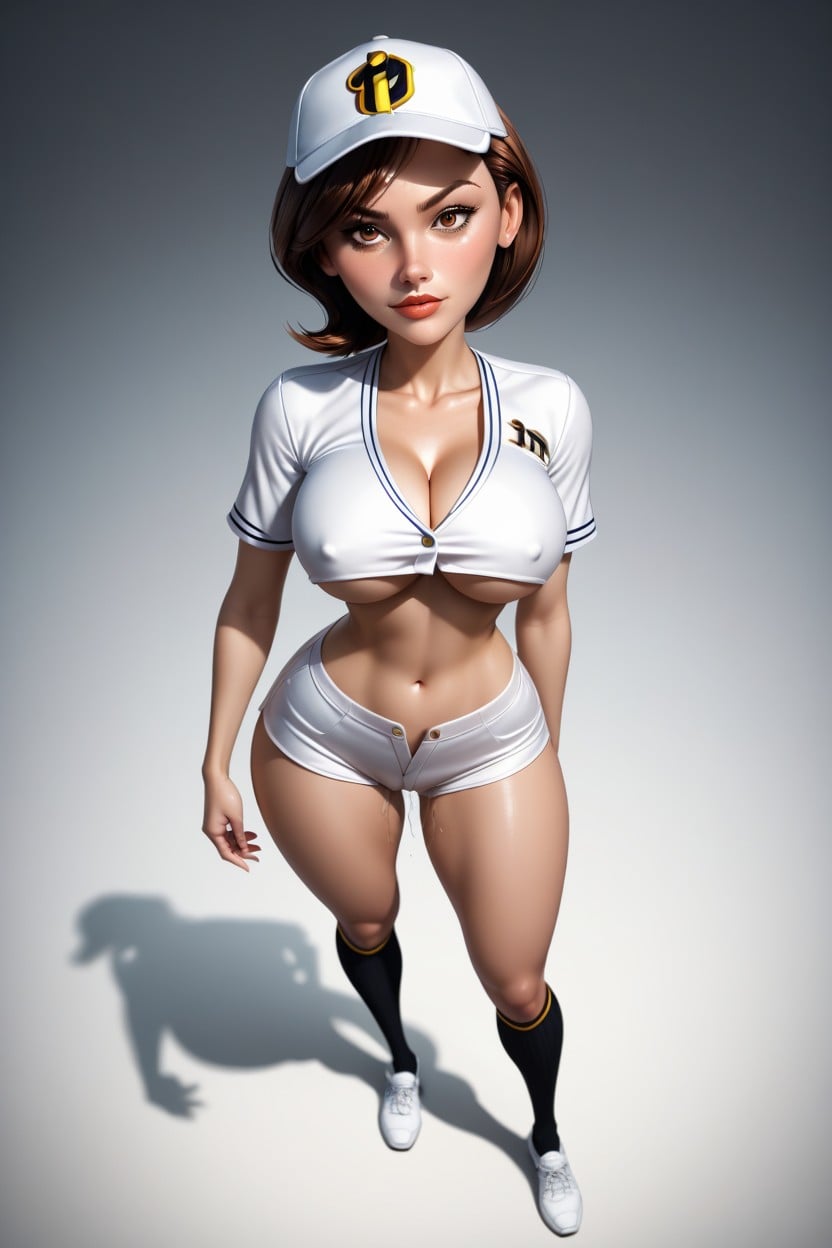Brown Eyes, Top Down, Brown Hair AI Porn
