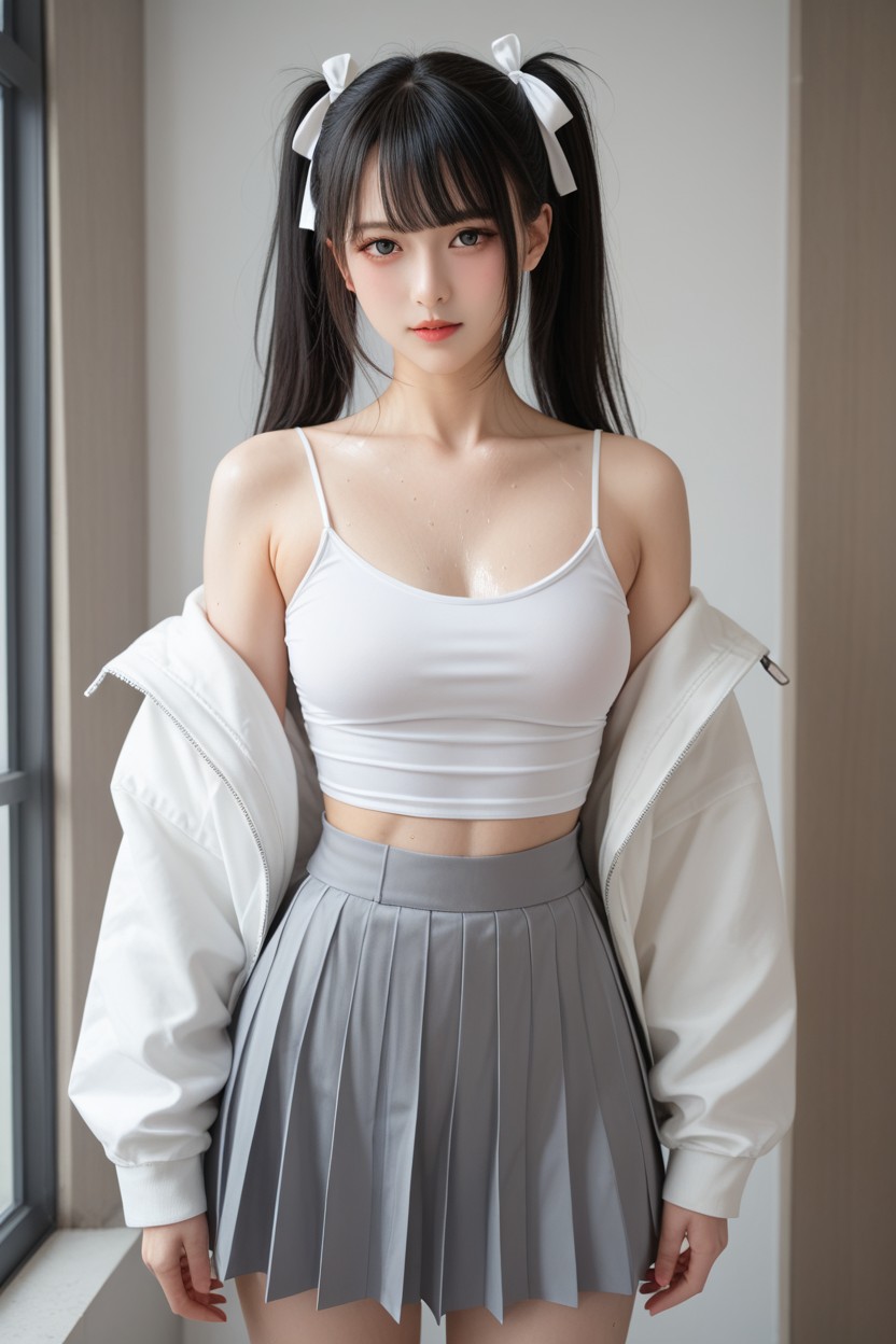 K-pop Idol, 18+, Sweaty Asian AI Porn