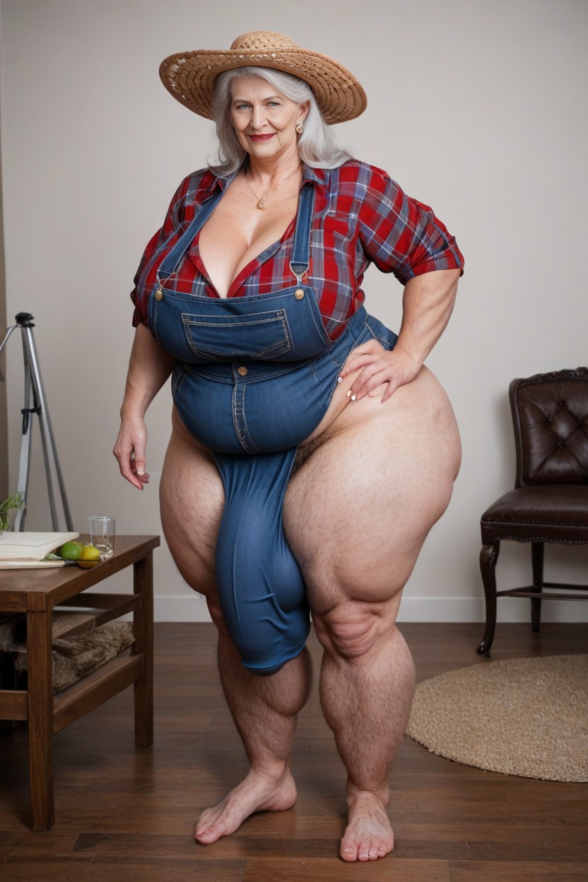 1 Person, Huge Round Thighs, 60+ AI Porn