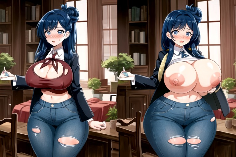 Perfect Face, Breast Expansion, Gothic Hentai AI Porn