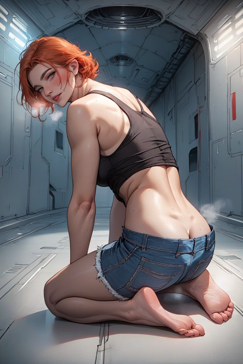 Horny, Detailed Body, Hyperrealistic Hentai AI Porn