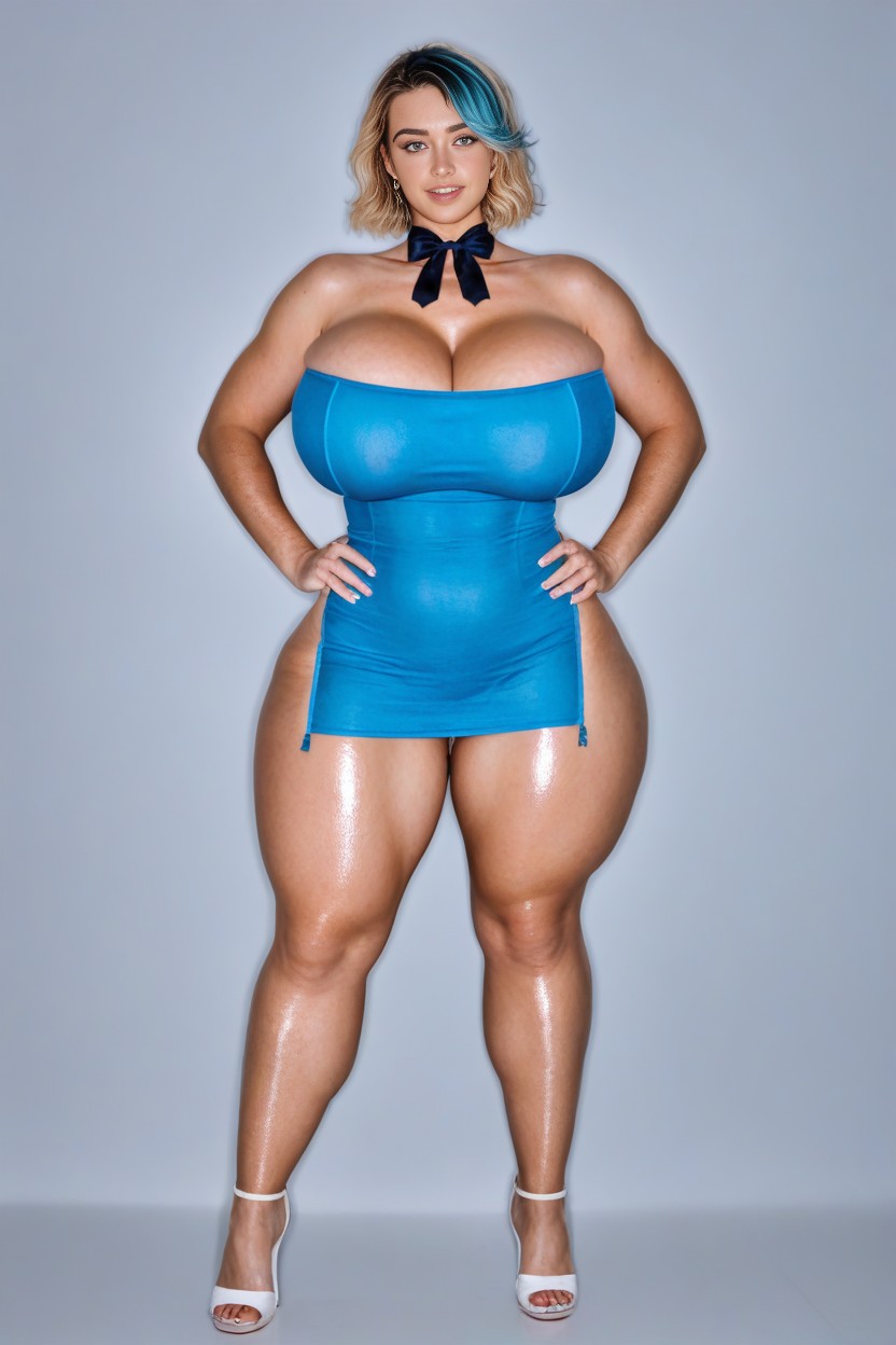 Photorealistic, Perfect Female Face, Front View AI Porn