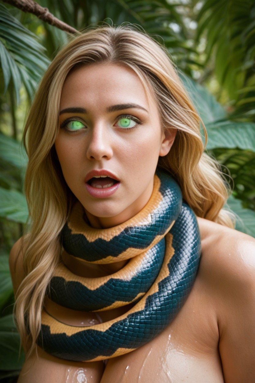 Hypnosis , Glowing Eyes, Braided AI Porn