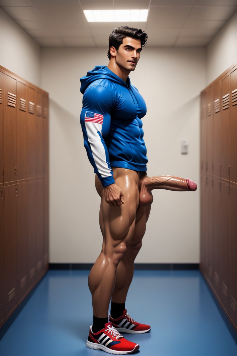 Black Hair, 1 Person, Ultra Detailed AI Gay Porn