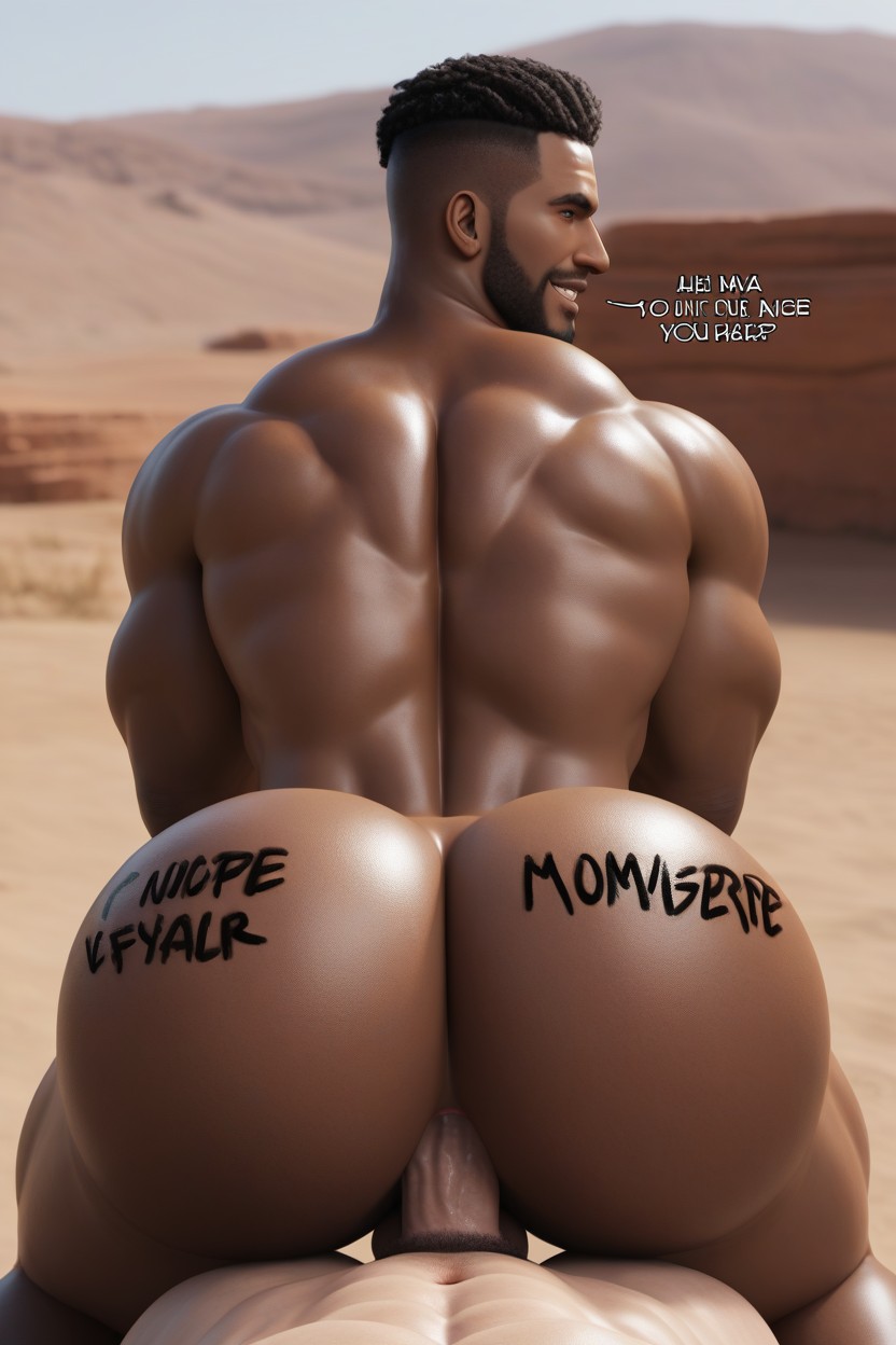 Bottom Taunting Top, Bottom Telling Top The Milking Will Get Stronger Whenever He Fights Back, Rounded Ass AI Gay Porn