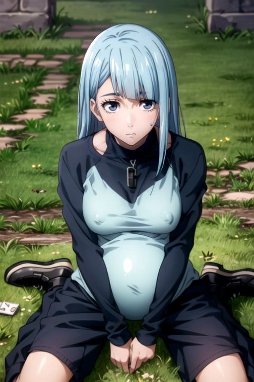 Pregnant, Waist Shot, Wariza Hentai AI Porn