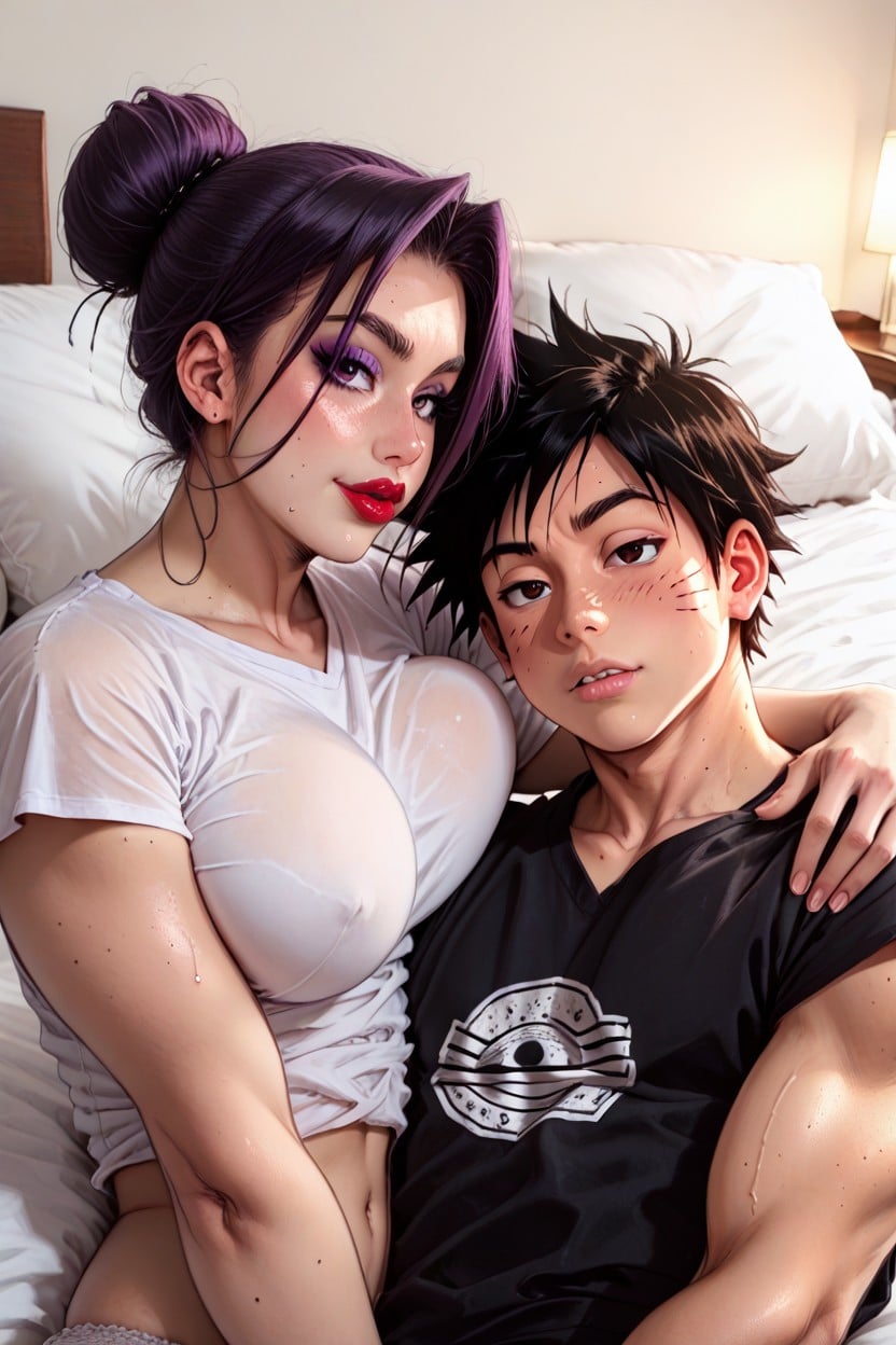 Violet Parr, Night, Red Lipstick AI Porn