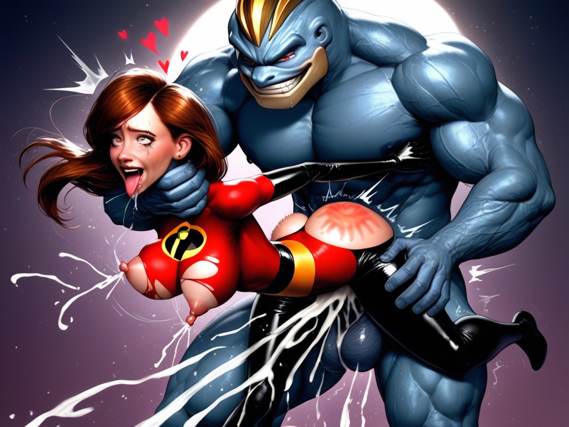 Machamp Monster With Hyper Penis, Veiny Penis, Sex Sounds AI Porn