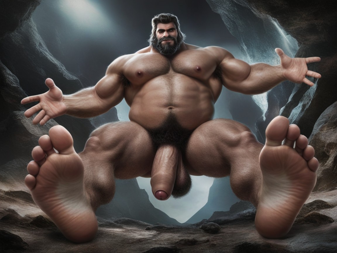 Hairy, Chubby, Dynamic Angle AI Gay Porn