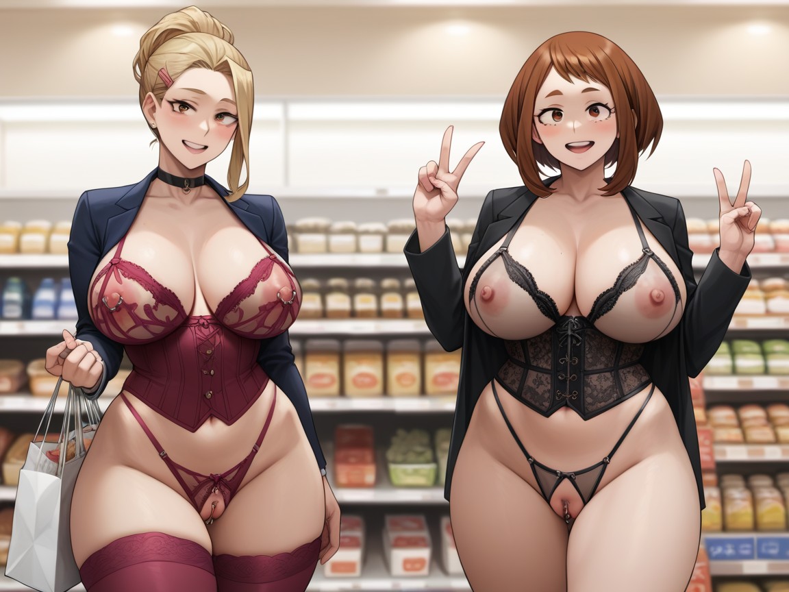 Japanese Housewives, Cupless Bra, Close Up Hentai AI Porn