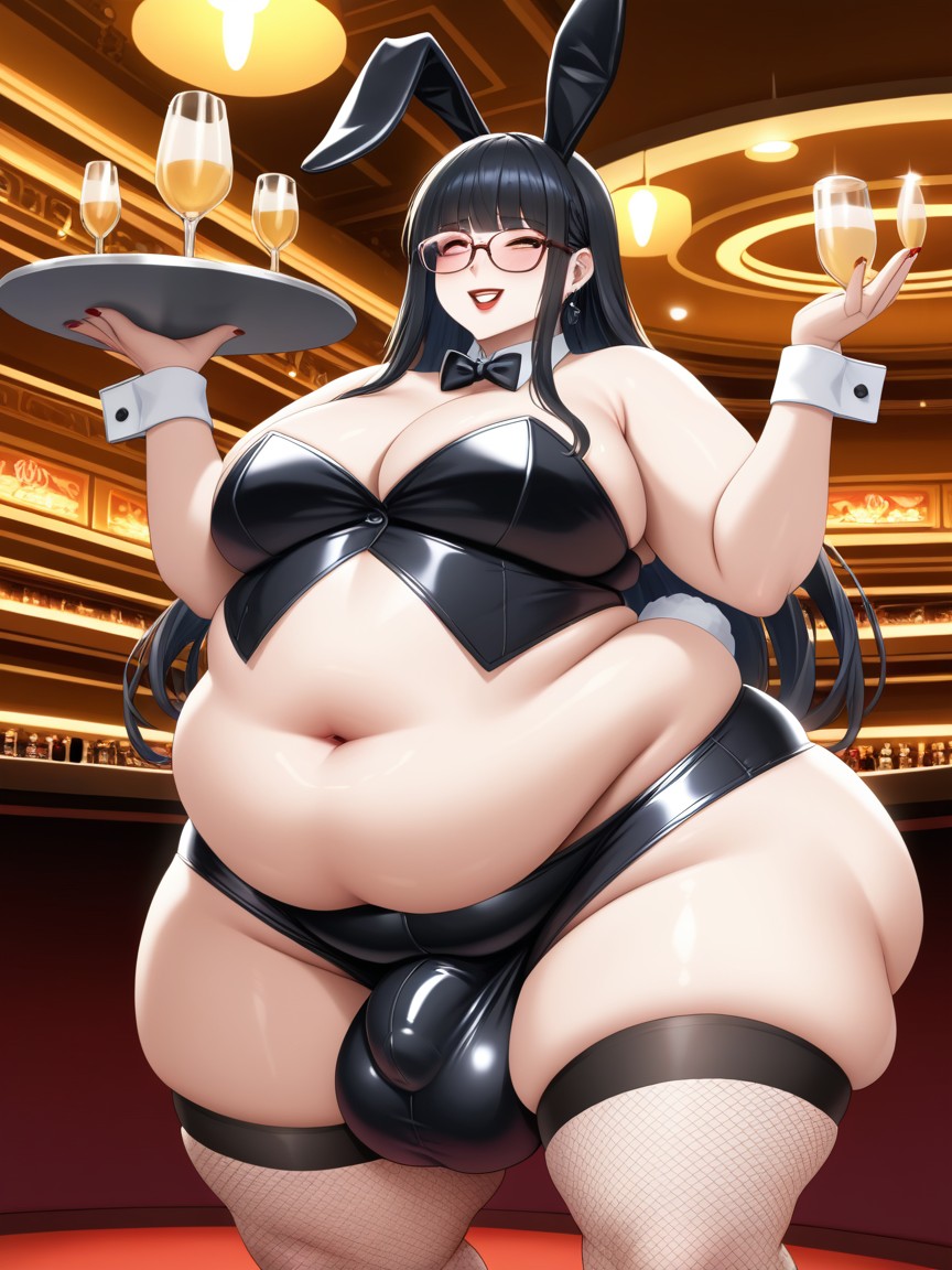 Chubby, Glasses, Pale Skin AI Gay Porn