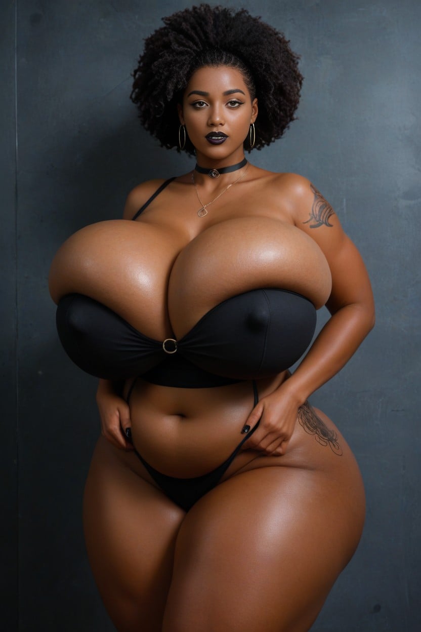 Hips Wider Than Shoulders, Chubby Belly, Tomboy AI Porn